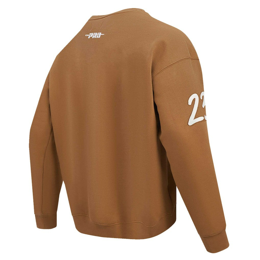 Christian McCaffrey San Francisco 49ers Pro Standard Pullover Crewneck Sweatshirt Brown - NFL