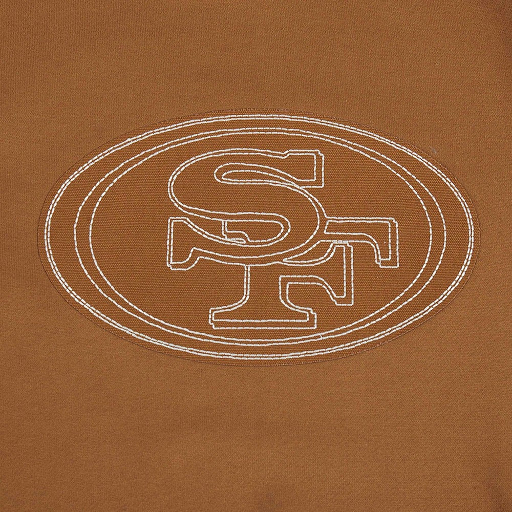 Christian McCaffrey San Francisco 49ers Pro Standard Pullover Crewneck Sweatshirt Brown - NFL