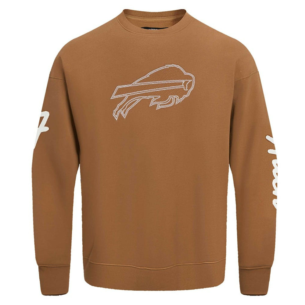 Josh Allen Buffalo Bills Pro Standard Pullover Crewneck Sweatshirt Brown - NFL