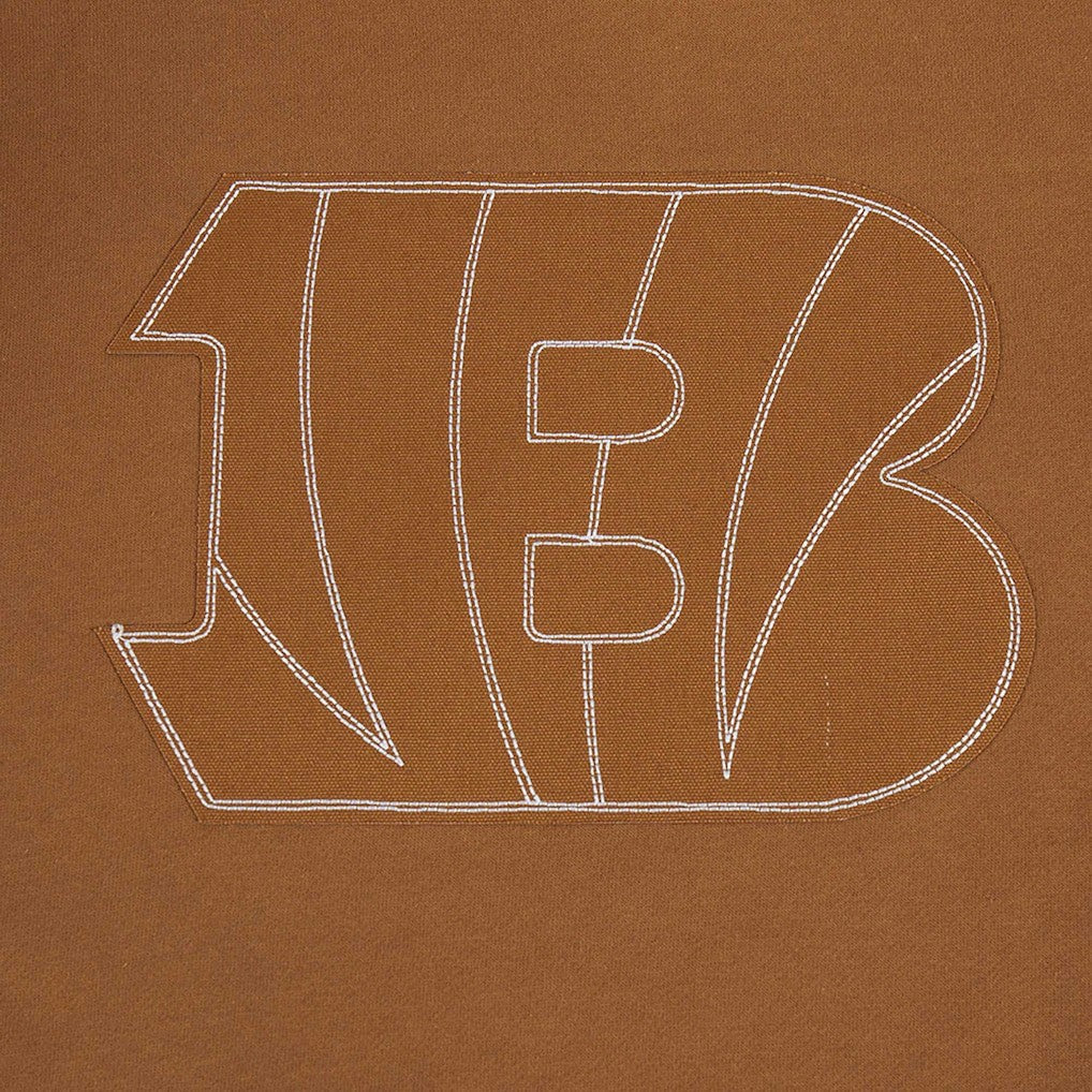 Joe Burrow Cincinnati Bengals Pro Standard Pullover Crewneck Sweatshirt Brown - NFL
