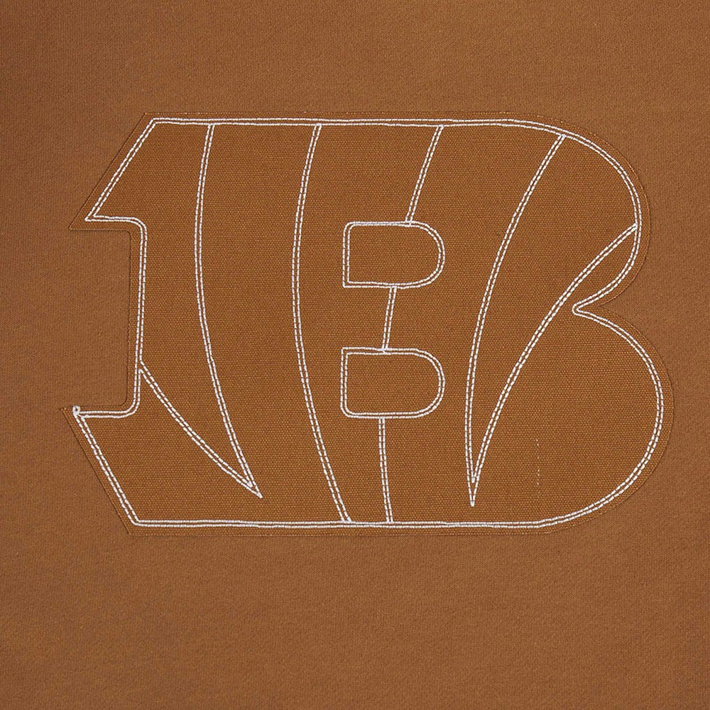 Joe Burrow Cincinnati Bengals Pro Standard Pullover Crewneck Sweatshirt Brown - NFL