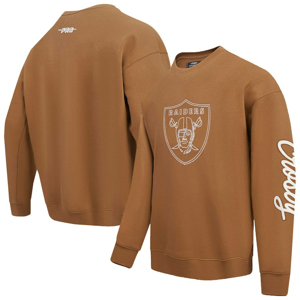 Maxx Crosby Las Vegas Raiders Pro Standard Pullover Crewneck Sweatshirt Brown - NFL
