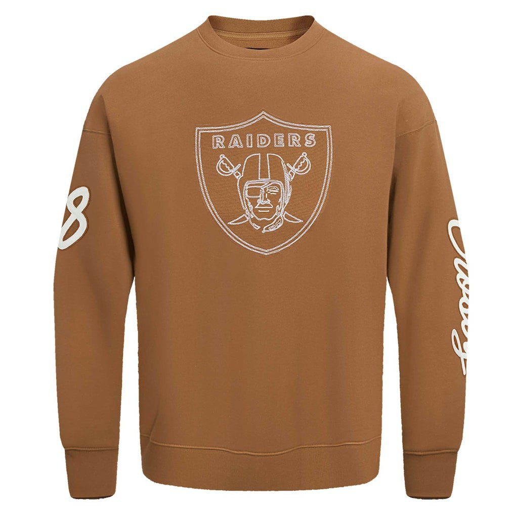 Maxx Crosby Las Vegas Raiders Pro Standard Pullover Crewneck Sweatshirt Brown - NFL