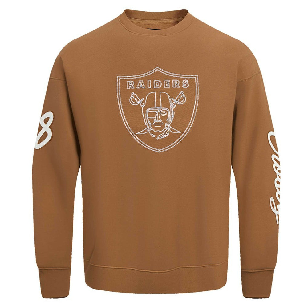 Maxx Crosby Las Vegas Raiders Pro Standard Pullover Crewneck Sweatshirt Brown - NFL