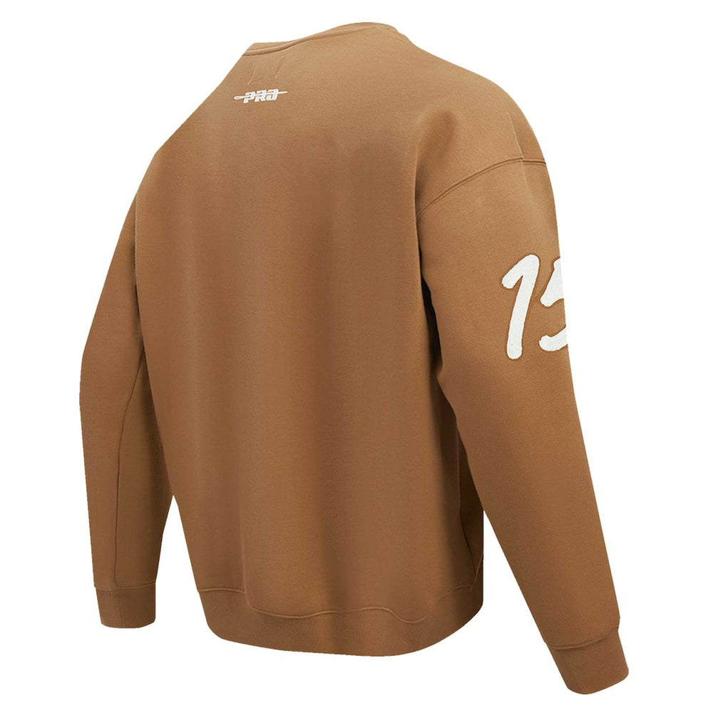 Patrick Mahomes Kansas City Chiefs Pro Standard Pullover Crewneck Sweatshirt Brown - NFL