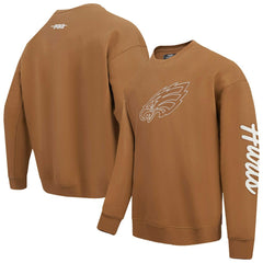Jalen Hurts Philadelphia Eagles Pro Standard Pullover Crewneck Sweatshirt Brown - NFL