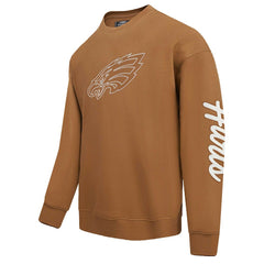 Jalen Hurts Philadelphia Eagles Pro Standard Pullover Crewneck Sweatshirt Brown - NFL
