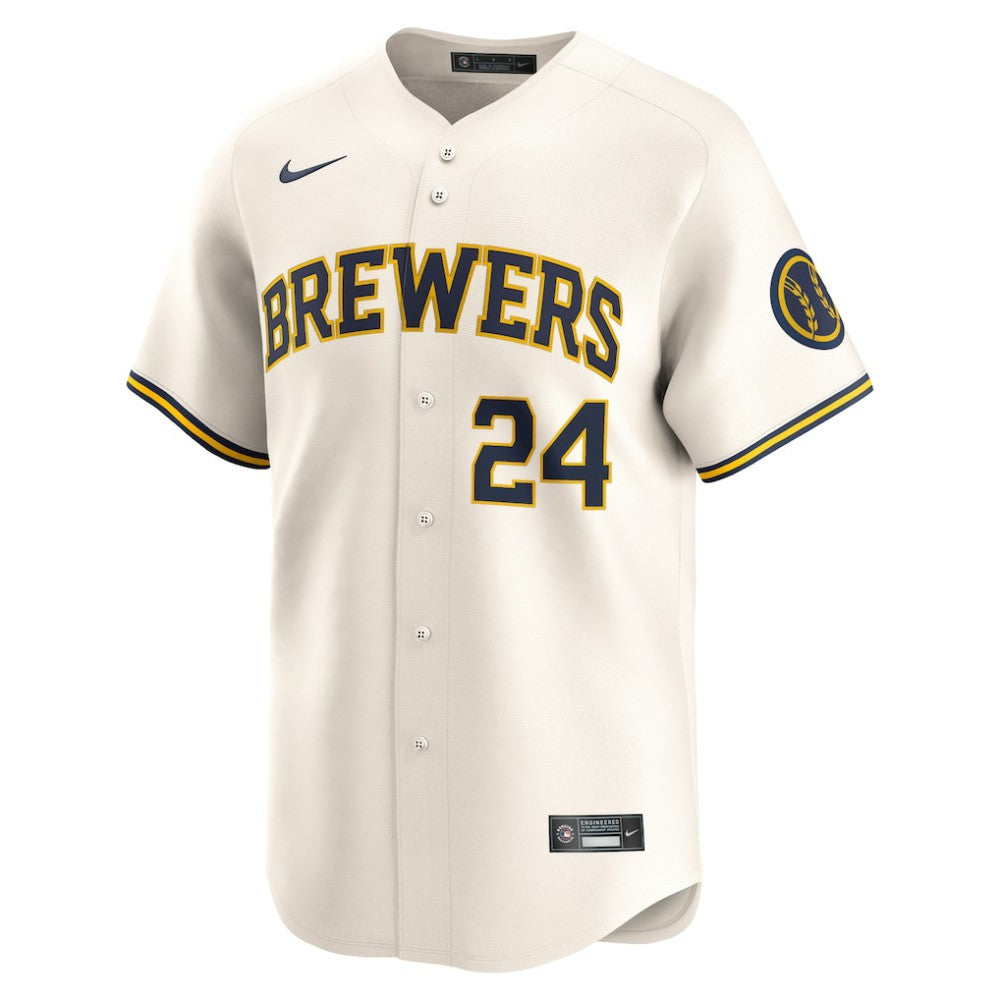 William Contreras Milwaukee Brewers Nike Home Limited Player Jersey discount