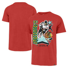 Chicago Blackhawks '47 Lamp Lighter Franklin T-Shirt Red