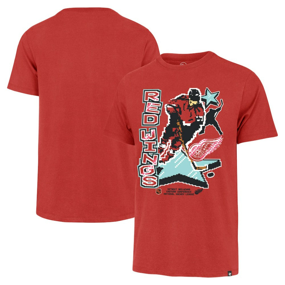 Detroit Red Wings - '47 Lamp Lighter Franklin T-Shirt Red