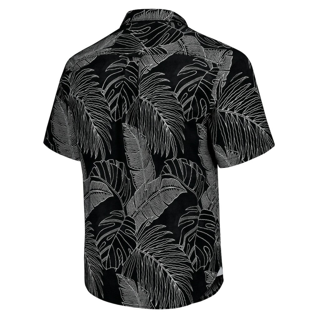 Las Vegas Raiders Sport Vine Line Button-Down Shirt Black - Tommy Bahama