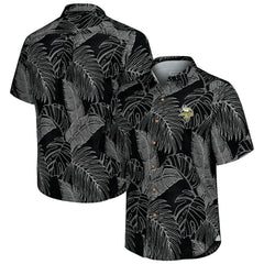 Minnesota Vikings Sport Vine Line Button-Down Shirt Black - Tommy Bahama