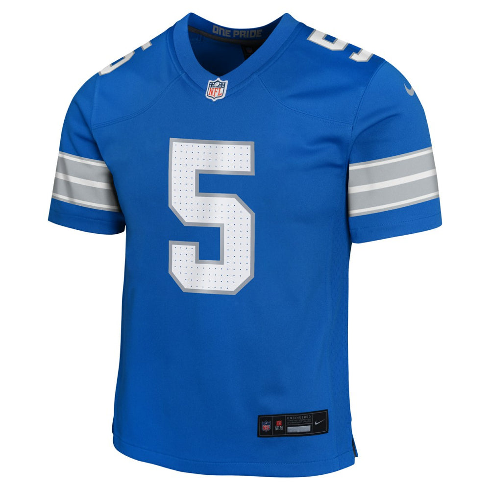 David Montgomery Detroit Lions Youth Game Jersey Blue - Nike