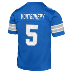 David Montgomery Detroit Lions Youth Game Jersey Blue - Nike