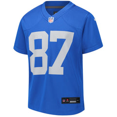Sam LaPorta Detroit Lions Youth Game Jersey Blue - Nike