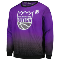 NBA - Sacramento Kings Stadium Essentials Unisex Full Capacity Reversible Pullover Sweatshirt - Purple/Gray