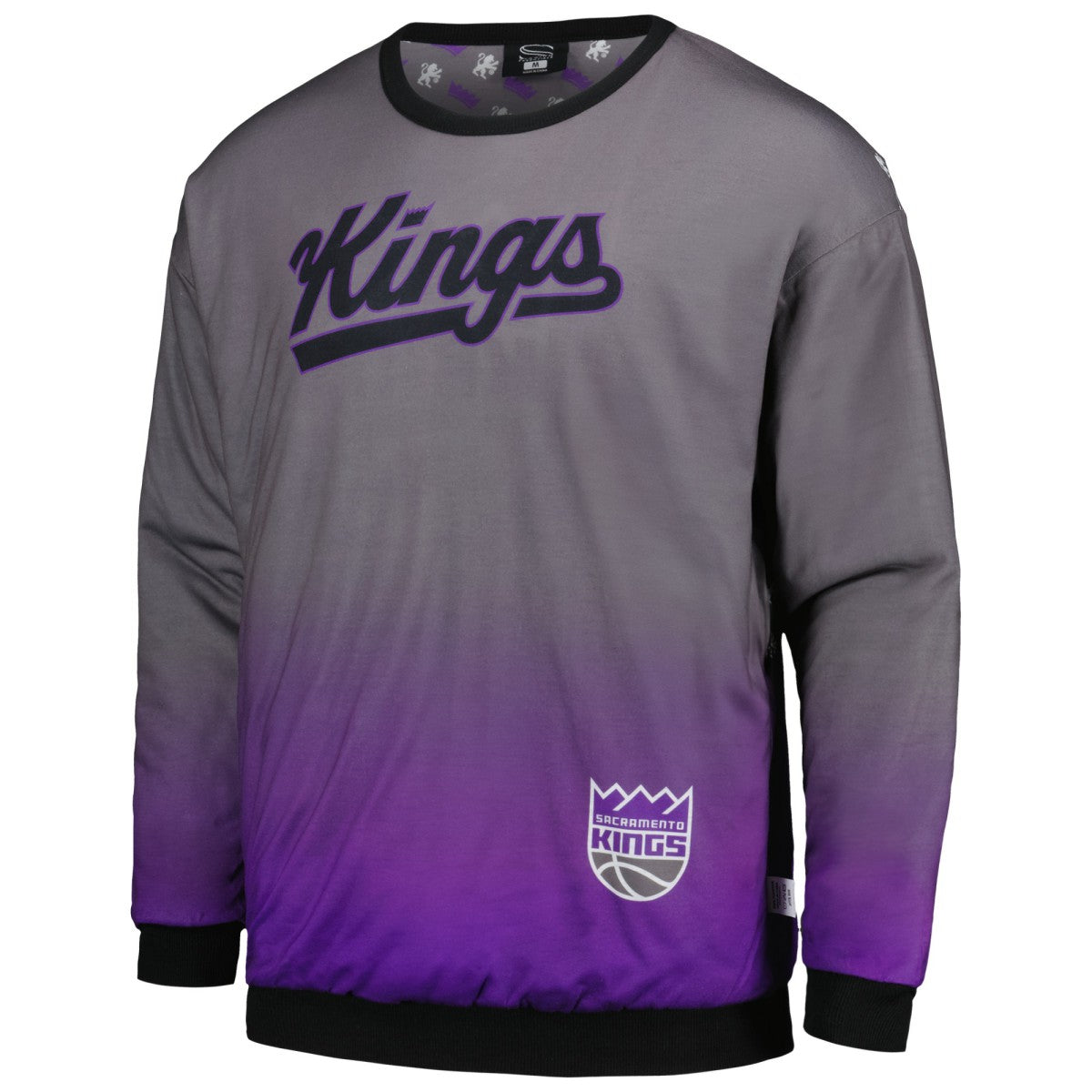 NBA - Sacramento Kings Stadium Essentials Unisex Full Capacity Reversible Pullover Sweatshirt - Purple/Gray