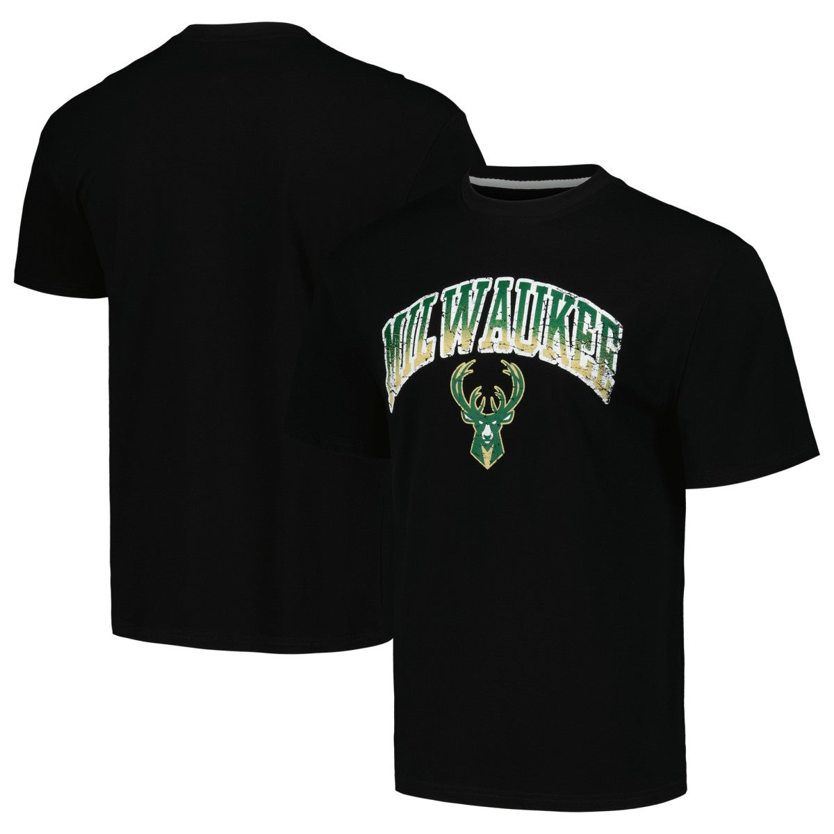 NBA - Milwaukee Bucks Stadium Essentials Unisex Terrace T-Shirt - Black