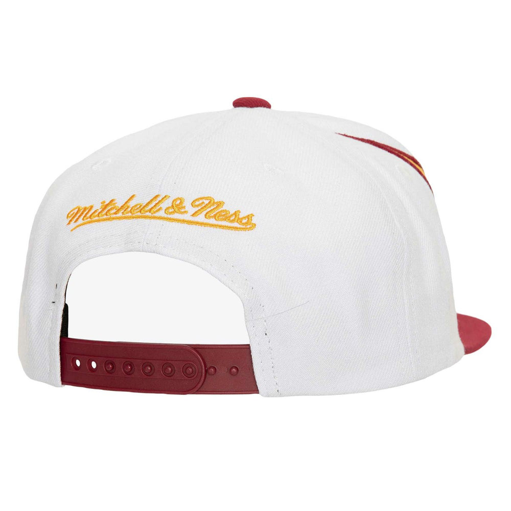 Mitchell & Ness - Miami Heat Waverunner Snapback Hat - White/Red