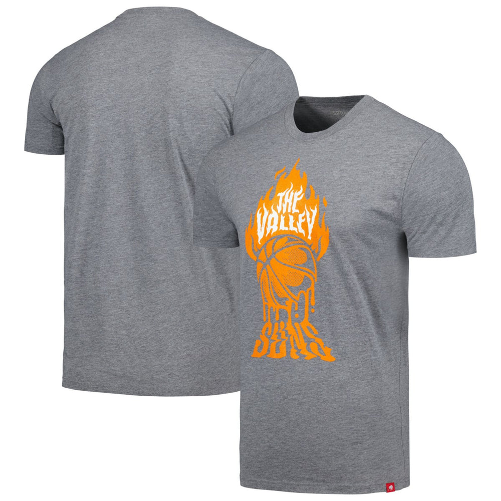 NBA - Phoenix Suns Sportiqe Unisex The Valley Tri-Blend Comfy T-Shirt - Gray