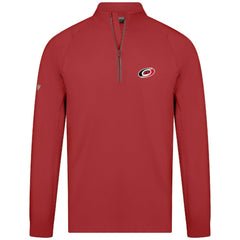 Carolina Hurricanes - Levelwear Theory Insignia Core Quarter-Zip Pullover Top Red