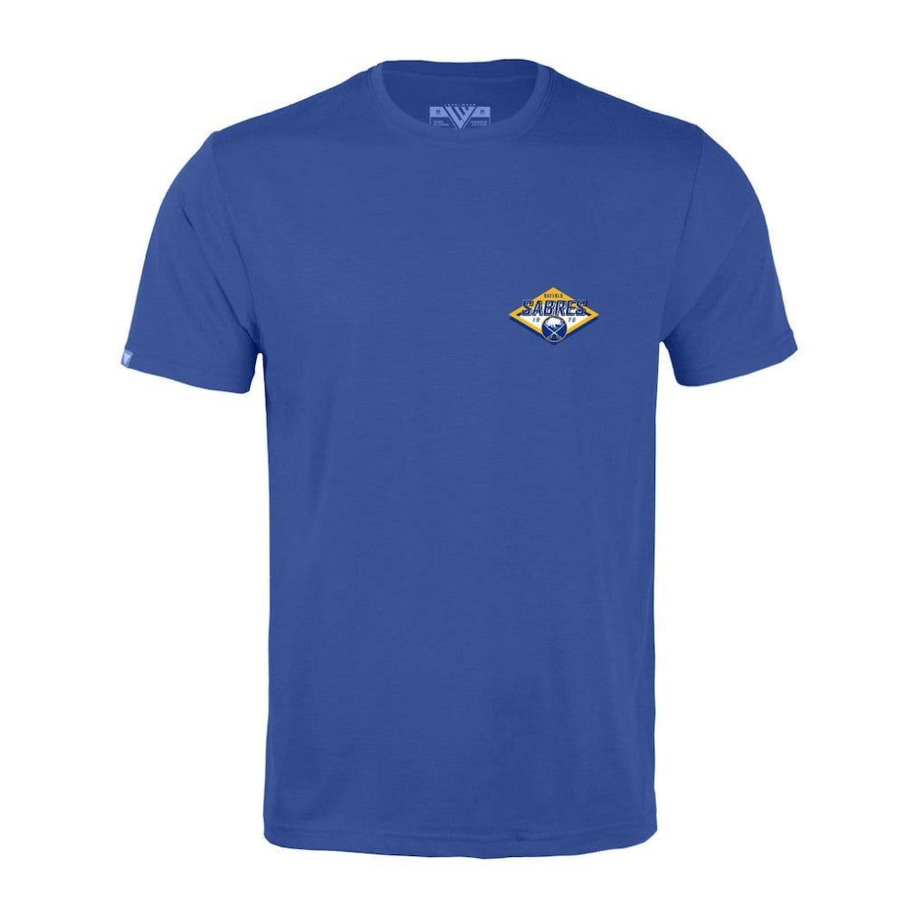 Buffalo Sabres - Levelwear Richmond Club Patch 2.0 T-Shirt Royal