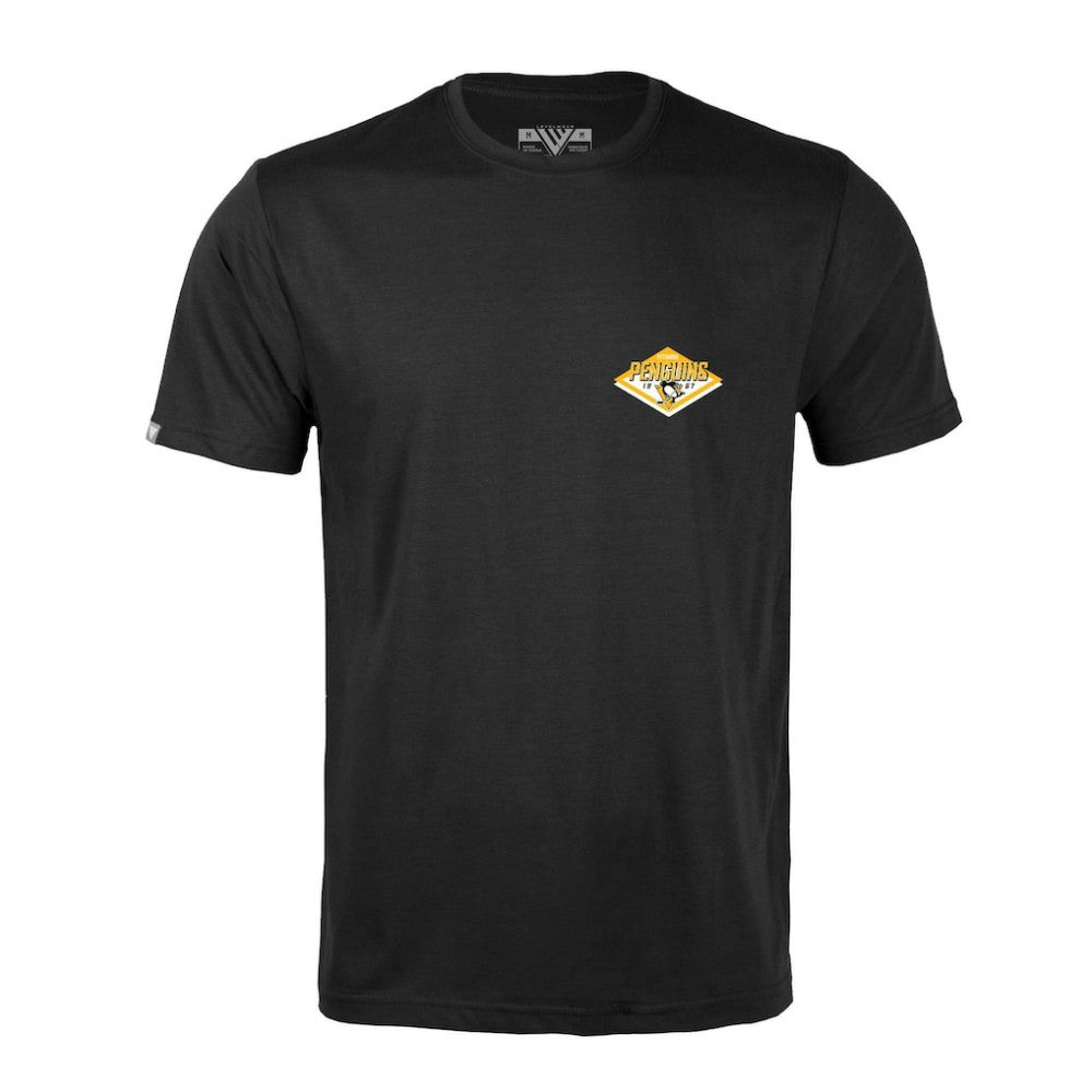Pittsburgh Penguins Levelwear Richmond Club Patch 2.0 T-Shirt Black