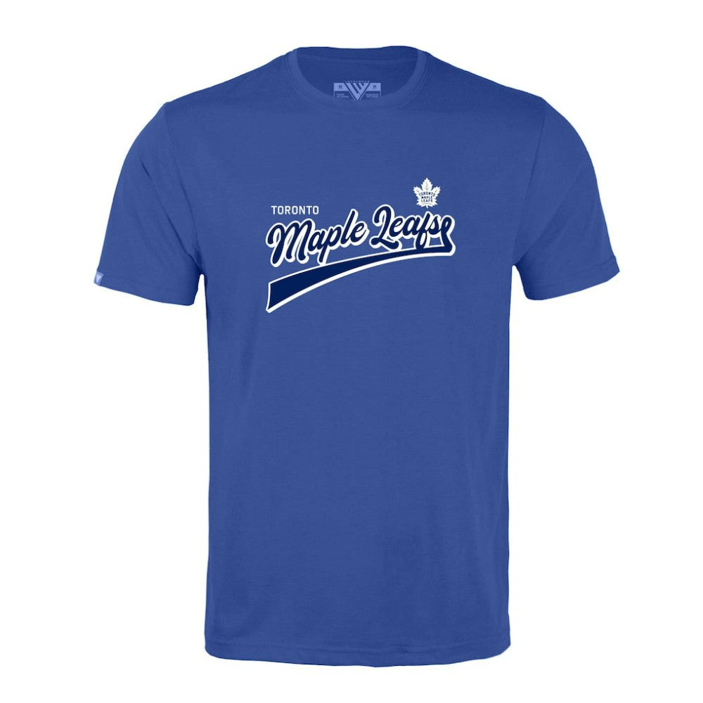 Toronto Maple Leafs - Levelwear Richmond Retro Script T-Shirt Blue