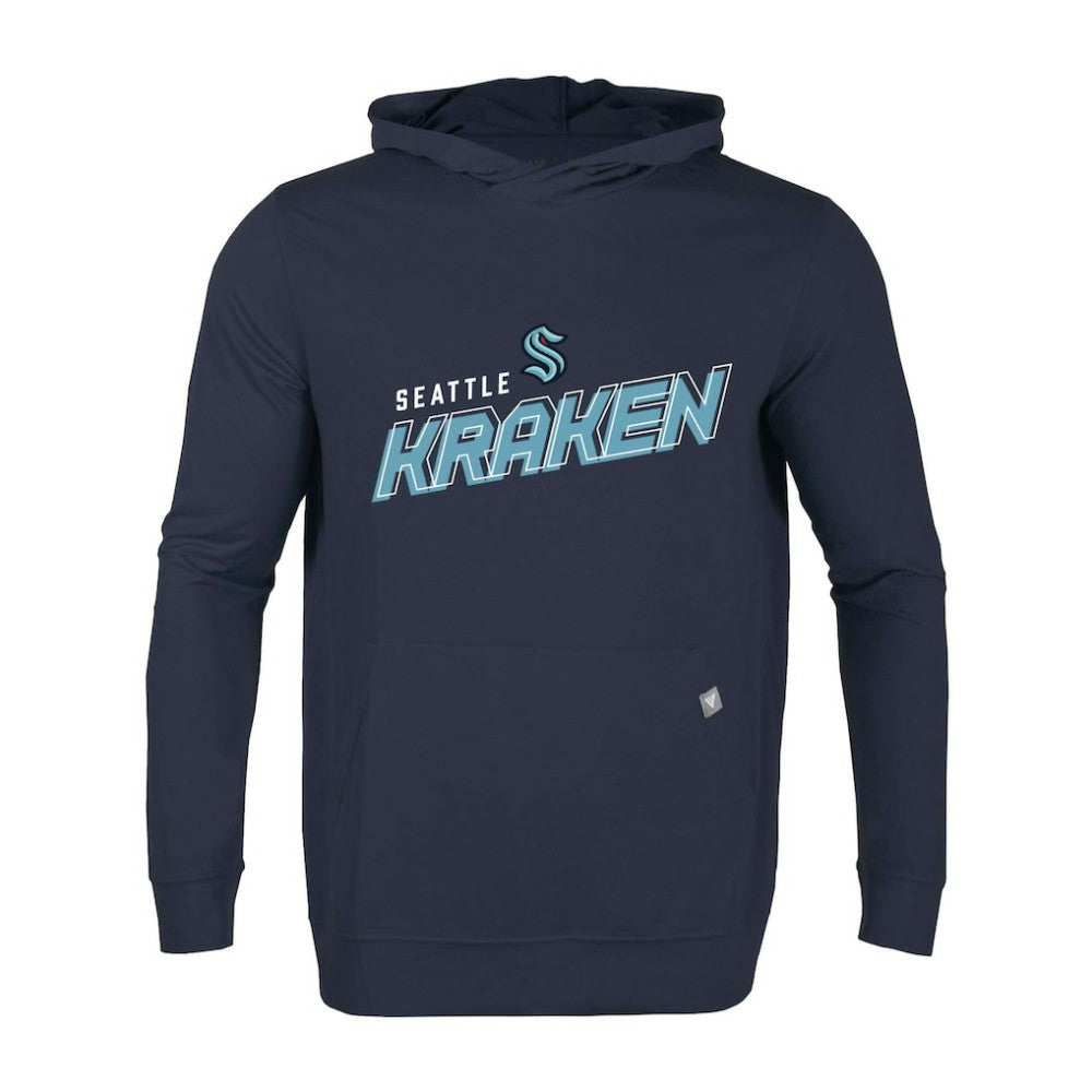 Seattle Kraken Levelwear Relay Premier 2.0 Pullover Hoodie Deep Sea Blue