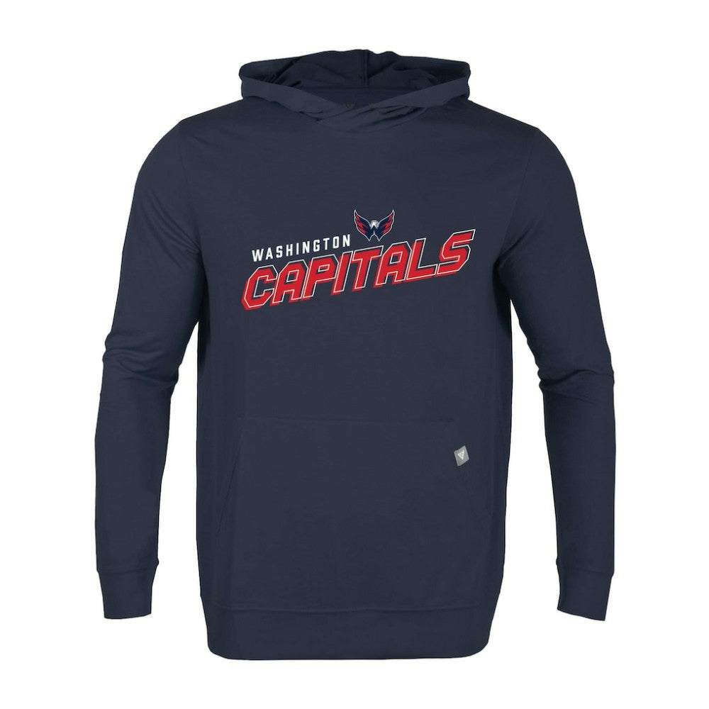 Washington Capitals Levelwear Relay Premier 2.0 Pullover Hoodie Navy