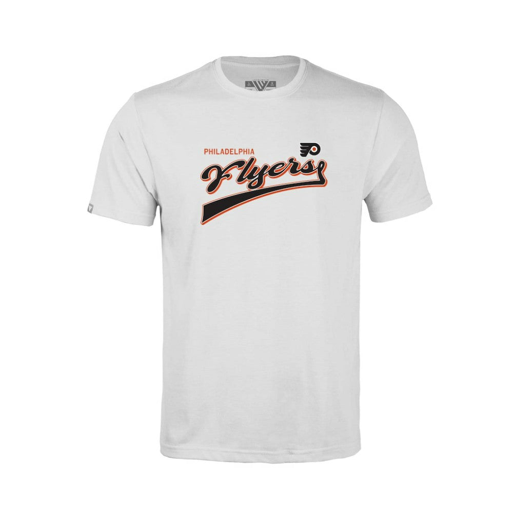 Philadelphia Flyers - Levelwear Youth Little Richmond Retro Script T-Shirt White