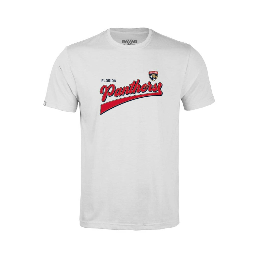 Florida Panthers - Levelwear Youth Little Richmond Retro Script T-Shirt White