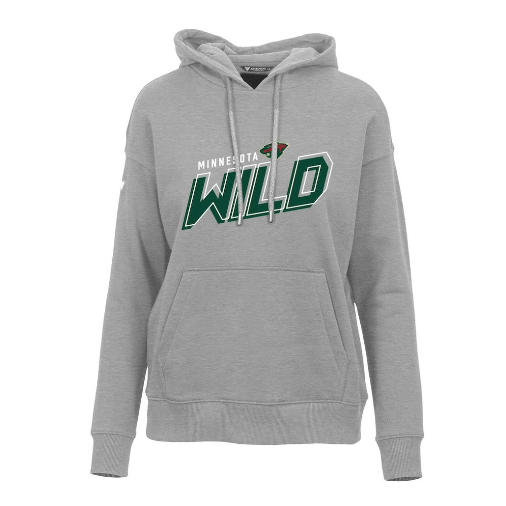 Minnesota Wild - Levelwear Women's Adorn Premier 2.0 Fleece Pullover Hoodie Gray
