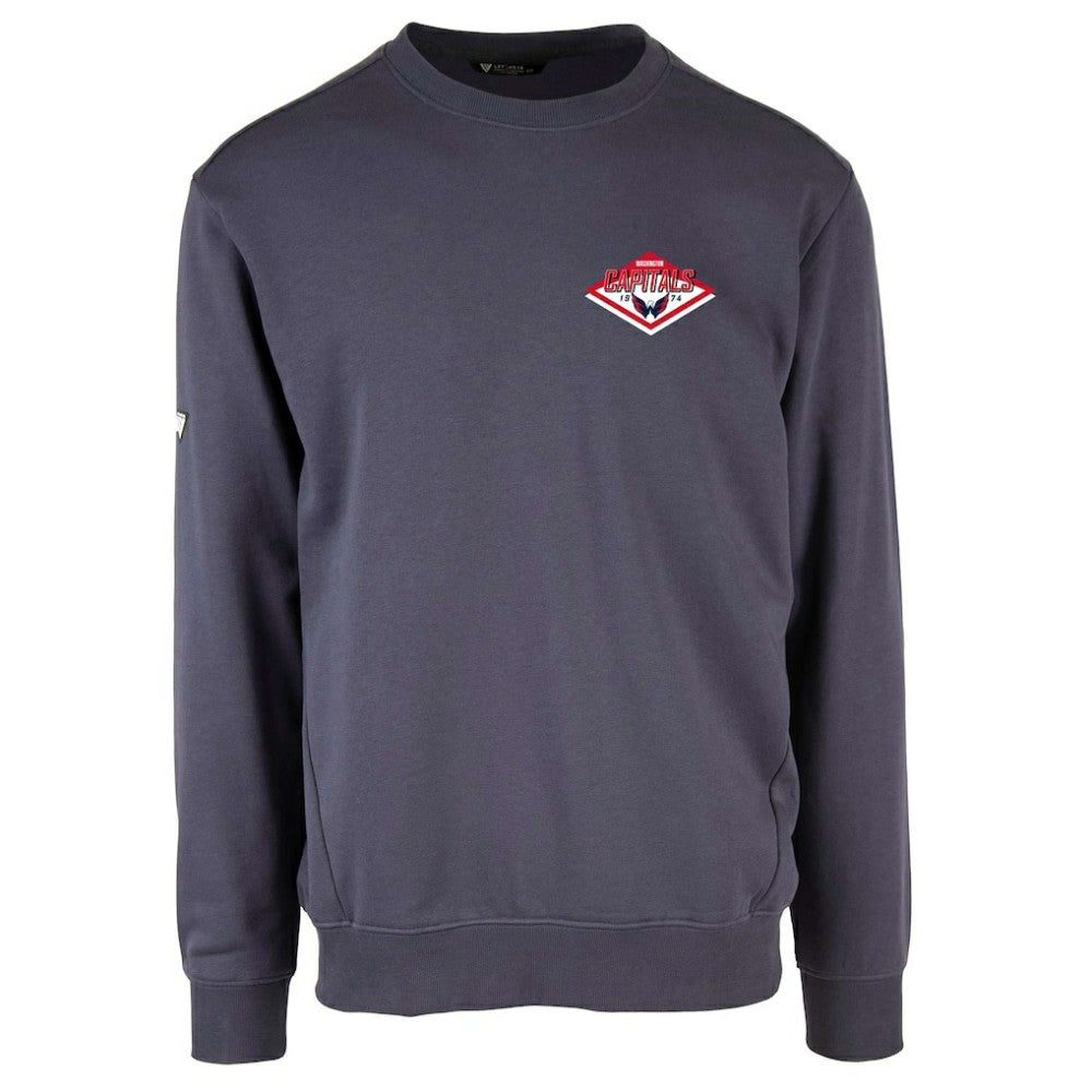Washington Capitals Levelwear Zane Club Patch 2.0 Pullover Sweatshirt Navy