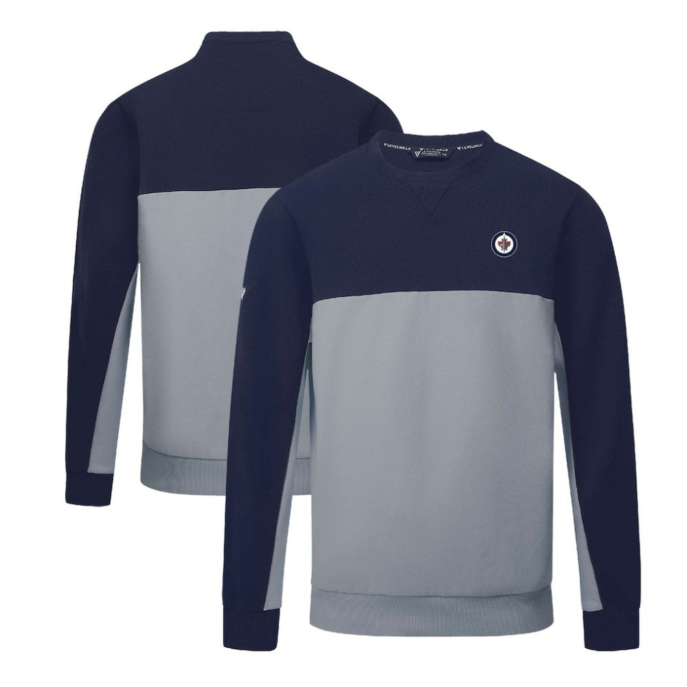 Winnipeg Jets - Levelwear Legacy Insignia Core Sweatshirt Navy/Gray