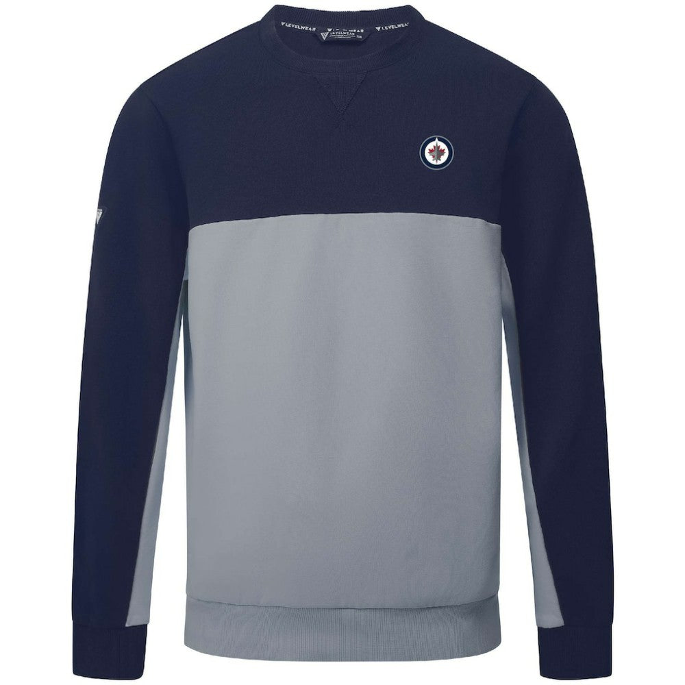 Winnipeg Jets - Levelwear Legacy Insignia Core Sweatshirt Navy/Gray