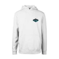 San Jose Sharks - Levelwear Youth Podium Club Patch 2.0 Fleece Pullover Hoodie White
