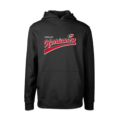 Carolina Hurricanes - Levelwear Youth Podium Retro Script Fleece Pullover Hoodie Black