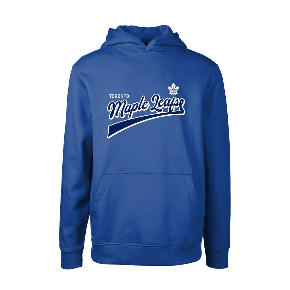 Toronto Maple Leafs - Levelwear Youth Podium Retro Script Fleece Pullover Hoodie Blue