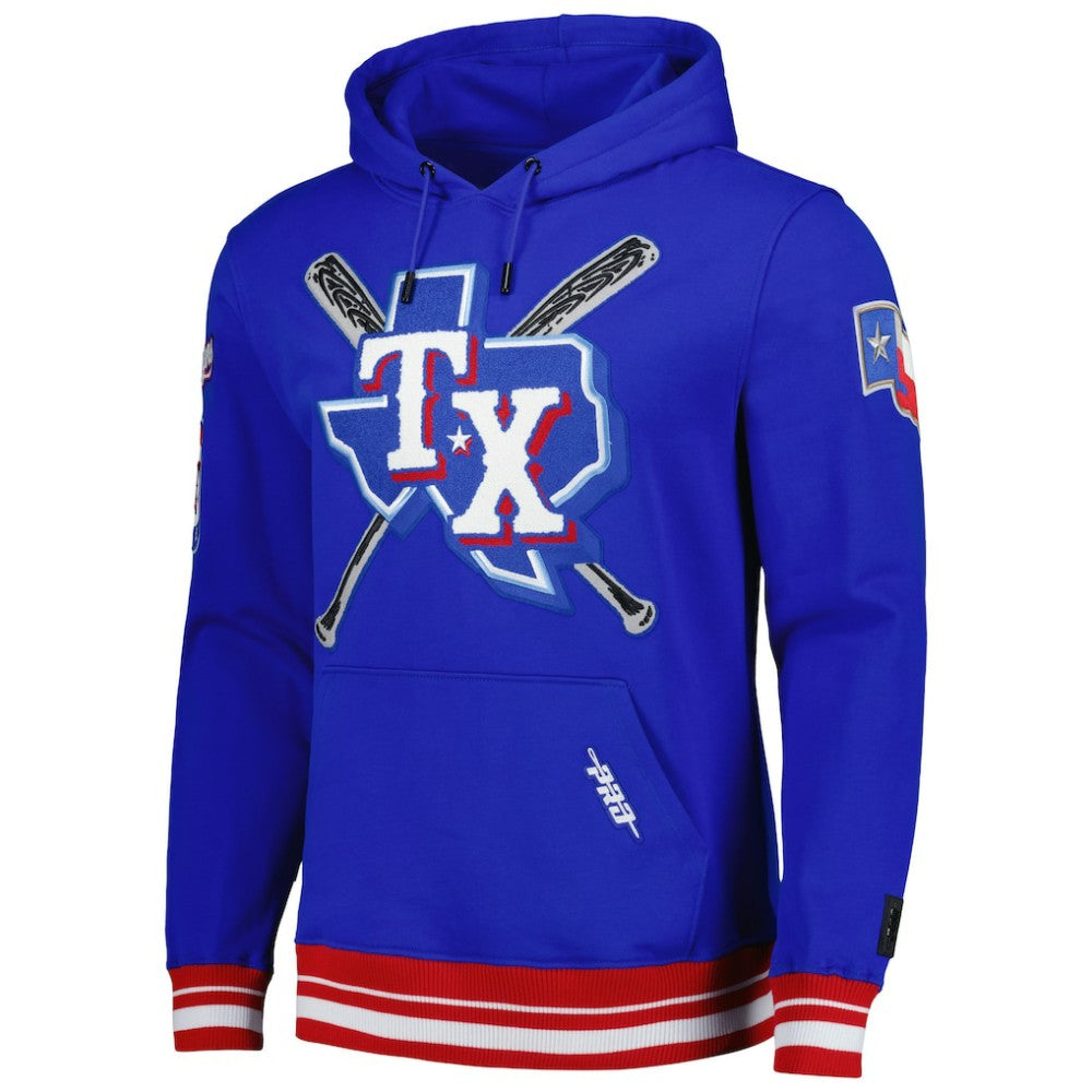 Texas Rangers Pro Standard Mash Up Logo Pullover Hoodie for sale