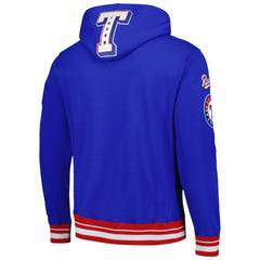 Texas Rangers Pro Standard Mash Up Logo Pullover Hoodie for sale