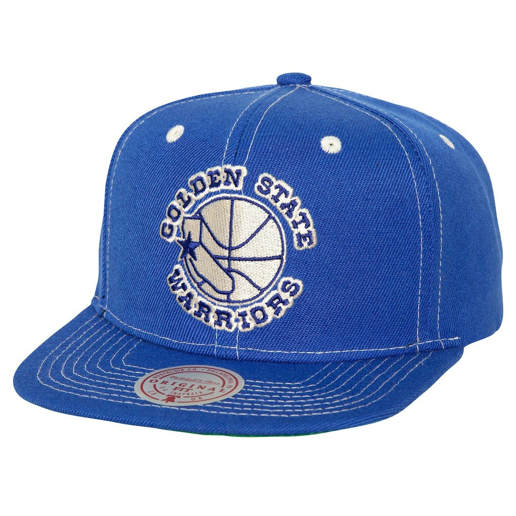 Mitchell & Ness - Golden State Warriors Energy Contrast Snapback Hat - Royal