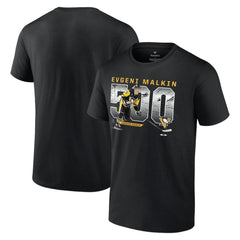 Evgeni Malkin Pittsburgh Penguins 500 Goals T-Shirt Black
