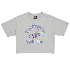 New Era Women's Bella Dona x Los Angeles Dodgers Boxy Crop T-Shirt discount