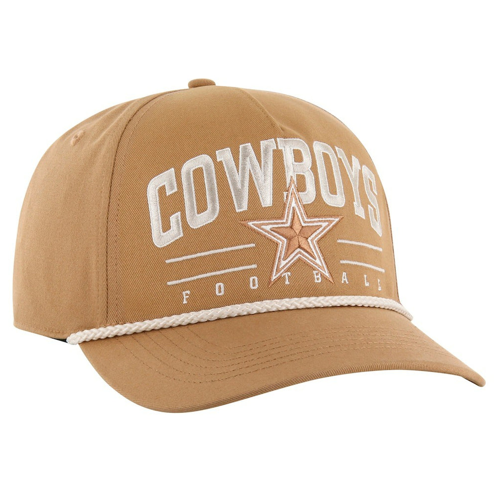 Dallas Cowboys '47 Roscoe Rope Hitch Adjustable Hat Tan - 47 brand