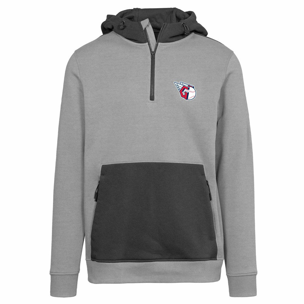 Cleveland Guardians Levelwear Chicane Insignia Quarter-Zip Hoodie Sale