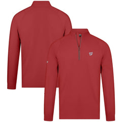 Washington Nationals Levelwear Theory Insignia Quarter-Zip Pullover for sale