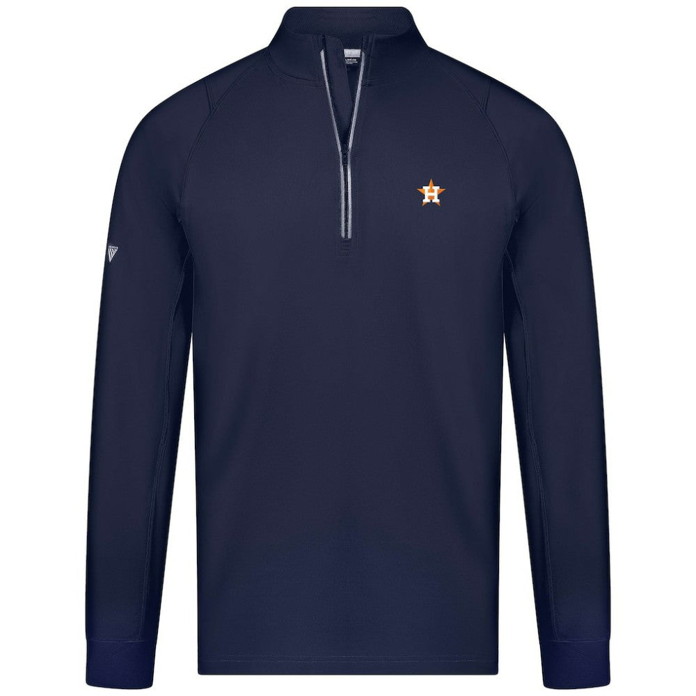 Houston Astros Levelwear Theory Insignia Quarter-Zip Pullover On Sale