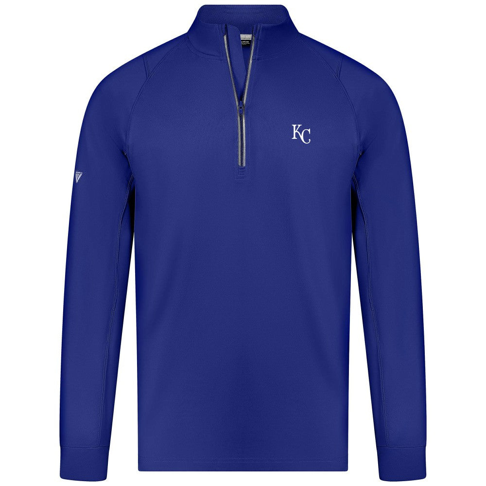 Kansas City Royals Levelwear Theory Insignia Quarter-Zip Pullover Sale