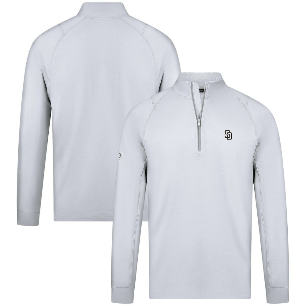 San Diego Padres Levelwear Theory Insignia Quarter-Zip Pullover Clearance